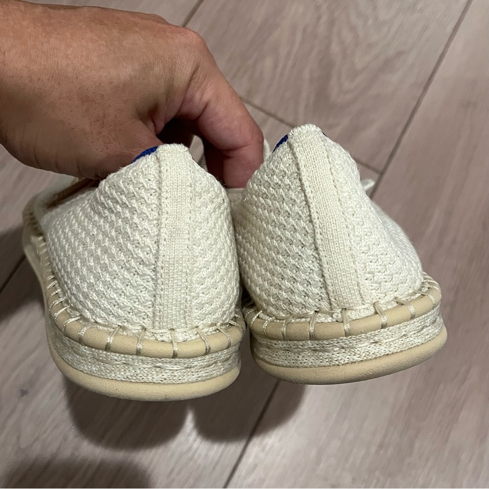 Rothy's Cream Espadrille Mary Jane Flats - Picture 8 of 8